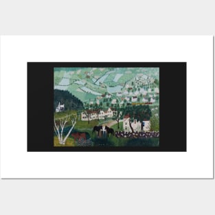 grandma moses Posters and Art